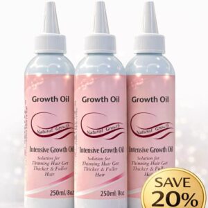 shebha intensive growth oil for hair growth | stronger, thicker & healthier hair (pack of 2) (copy)