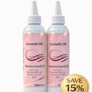 shebha intensive growth oil for hair growth | stronger, thicker & healthier hair (pack of 2)